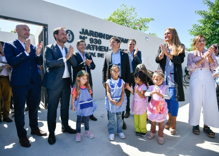 Kicillof inaugura infraestructura educativa y sanitaria en la localidad de Matheu