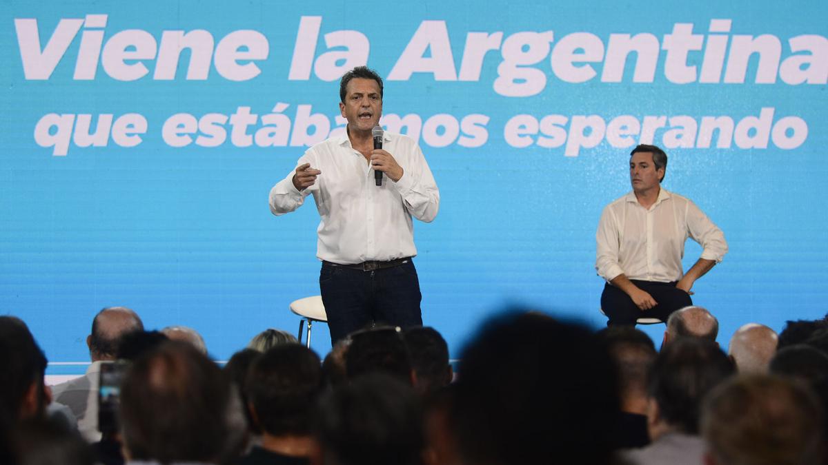 Sergio Massa apuntó contra la oposición: "Dan miedo planteando una Argentina para pocos"