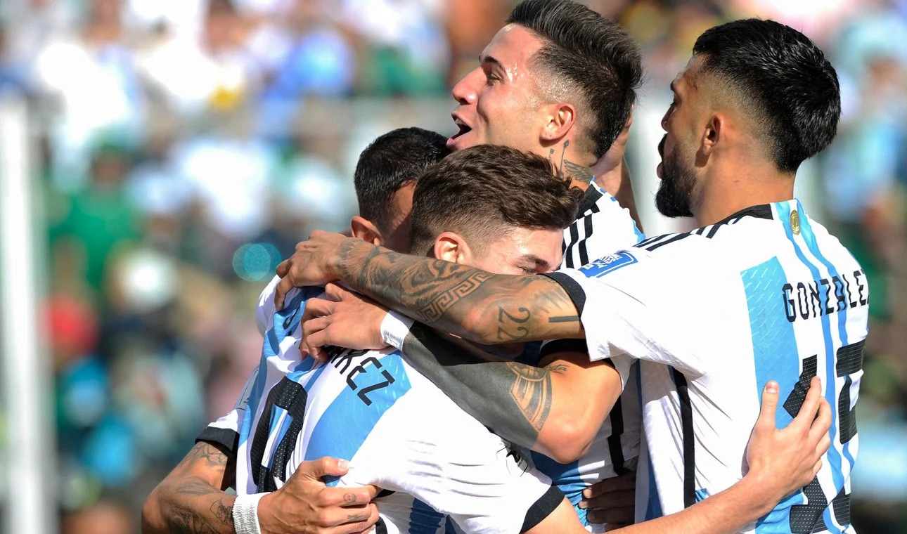 Argentina sin Messi bailó a Bolivia en la altura