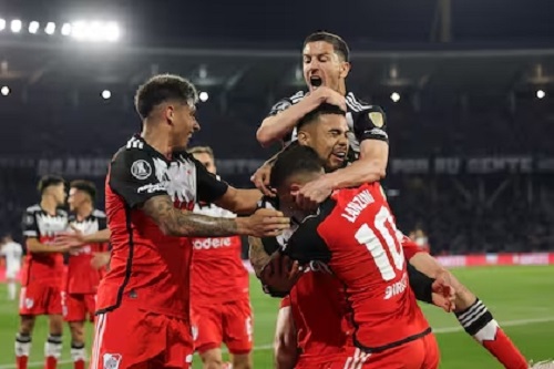 River Plate vence a Talleres 1-0 en la ida de los octavos de final de la Copa Libertadores