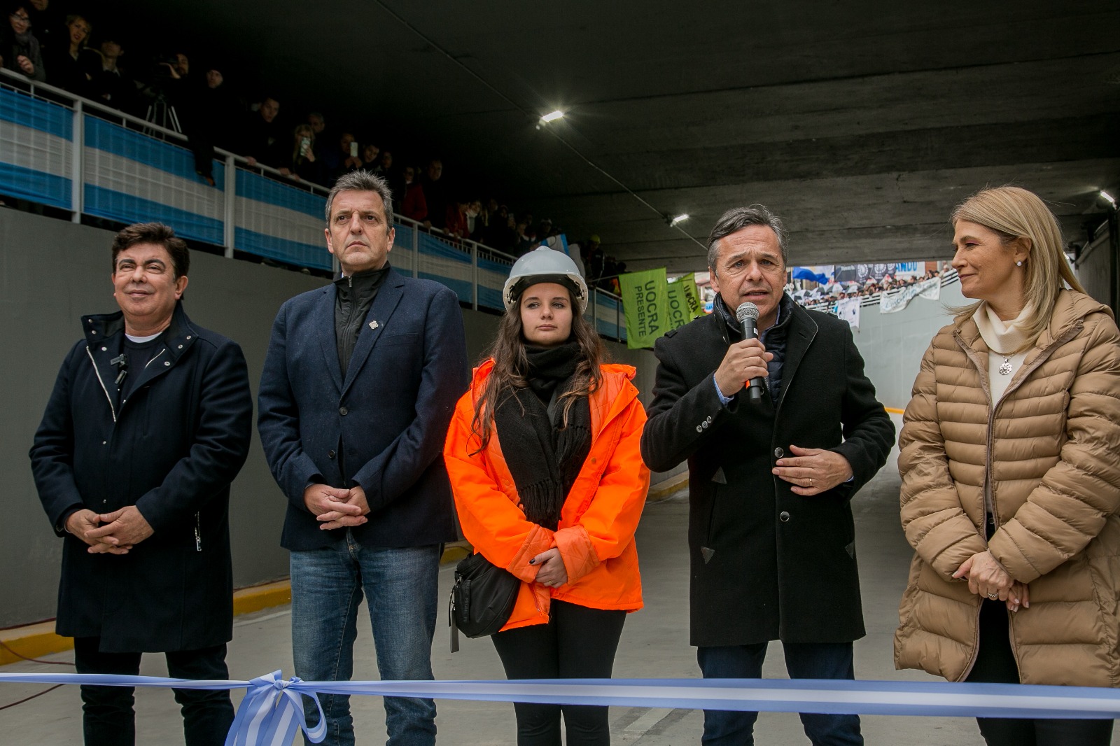 Massa, Giuliano y Espinoza inauguraron dos pasos bajo a nivel en La Matanza