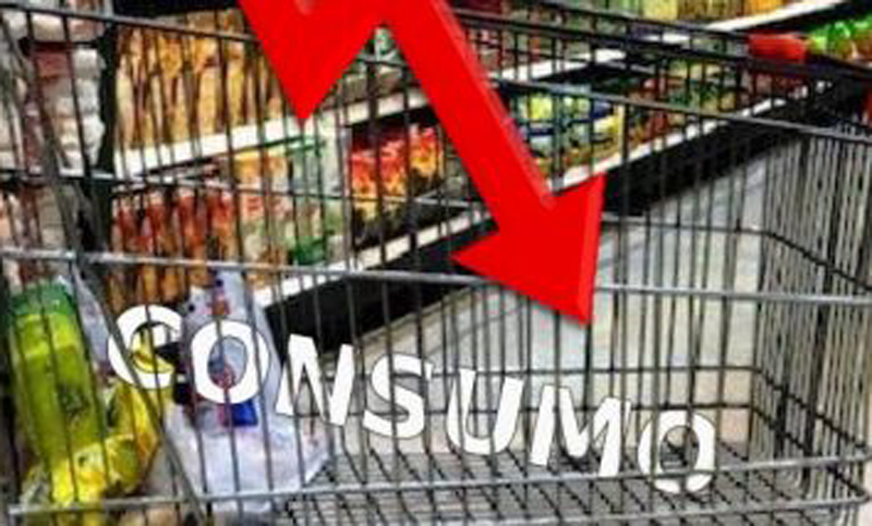 El Consumo Masivo Profundiza su Caída en Junio
