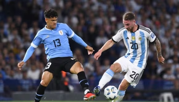 Argentina no jugo bien y perdio con Uruguay