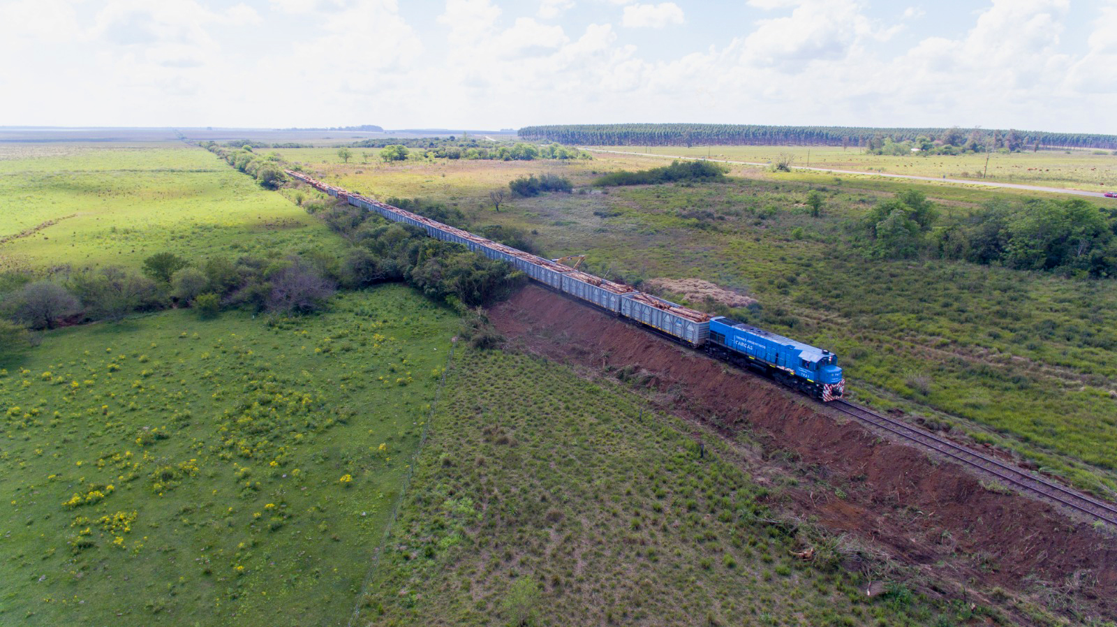 La carga ferroviario de la línea Urquiza recupera terreno a tres años del retorno a Misiones