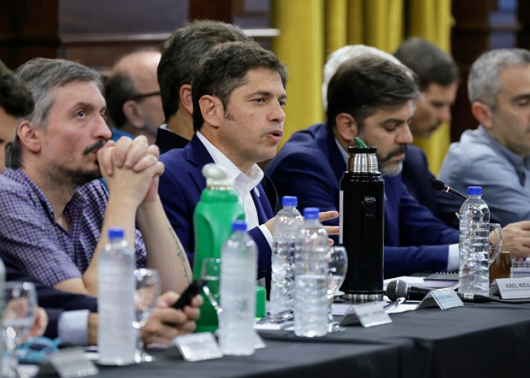 Axel Kicillof se reunió con legisladores nacionales, sindicalistas, intendentes y referentes de Unión por la Patria