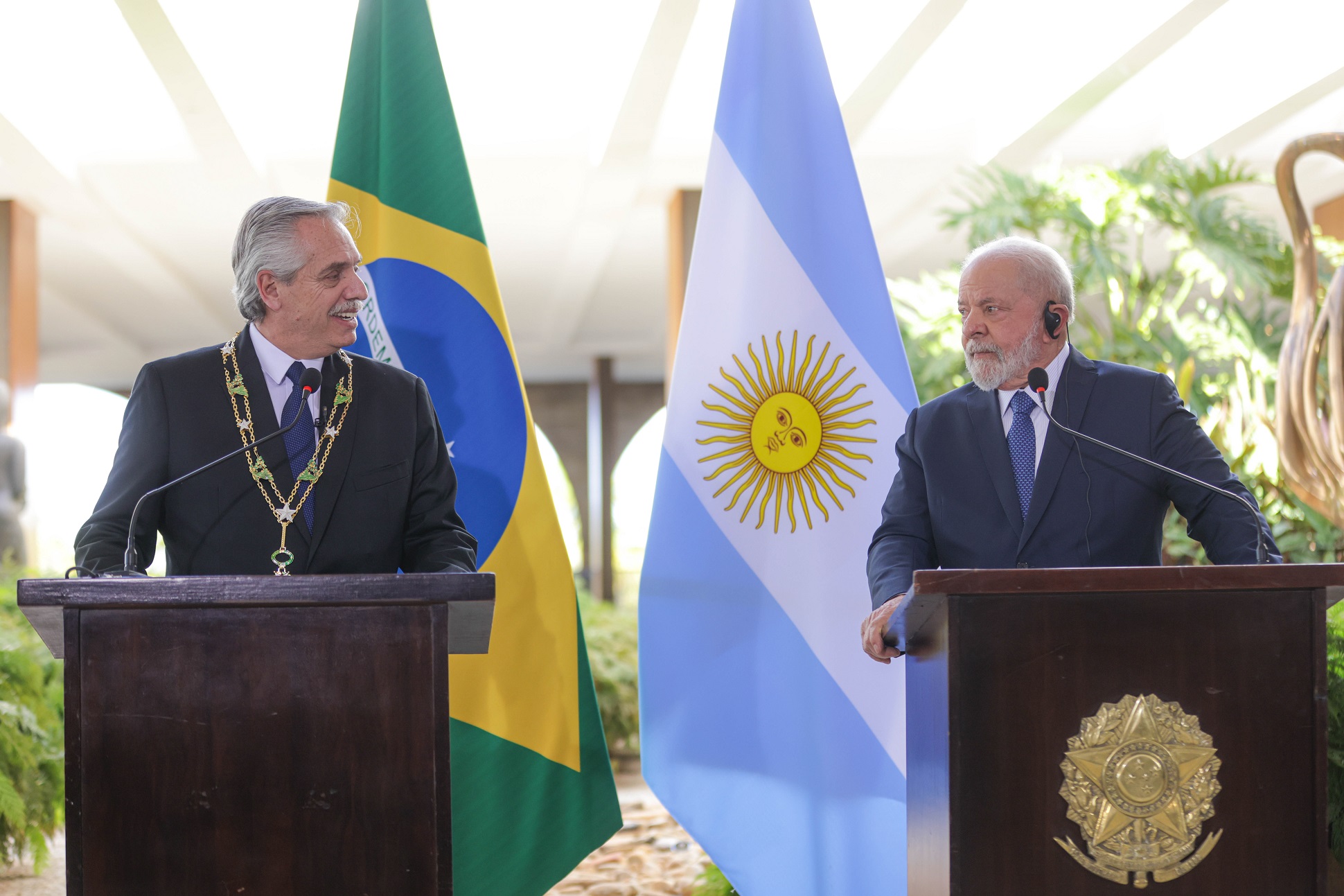 Alberto Fernández: "Brasil y Argentina nacieron para estar indisolublemente unidos”
