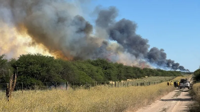 La Pampa en llamas: el fuego no cede y ya consumió más de 83 mil hectáreas