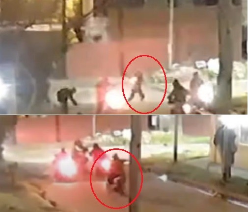 Pánico en González Catán: motochorros armados rodearon a una víctima, dispararon y huyeron con su moto