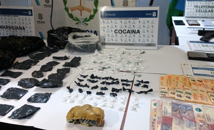 Cayeron con todo en Moreno: una denuncia vecinal destapó una red narco con pedidos de captura internacional