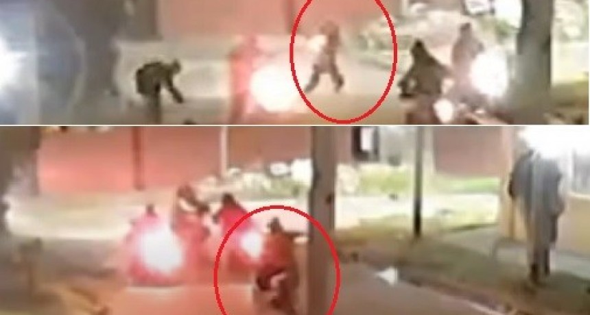 Pánico en González Catán: motochorros armados rodearon a una víctima, dispararon y huyeron con su moto