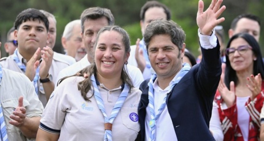 Kicillof encabezó una jornada clave con miles de scouts para reforzar la prevención de incendios forestales