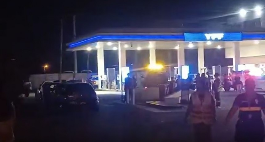 Crimen frente a una estación de servicio en Zárate: una discusión terminó con un hombre asesinado a tiros delante de su hija