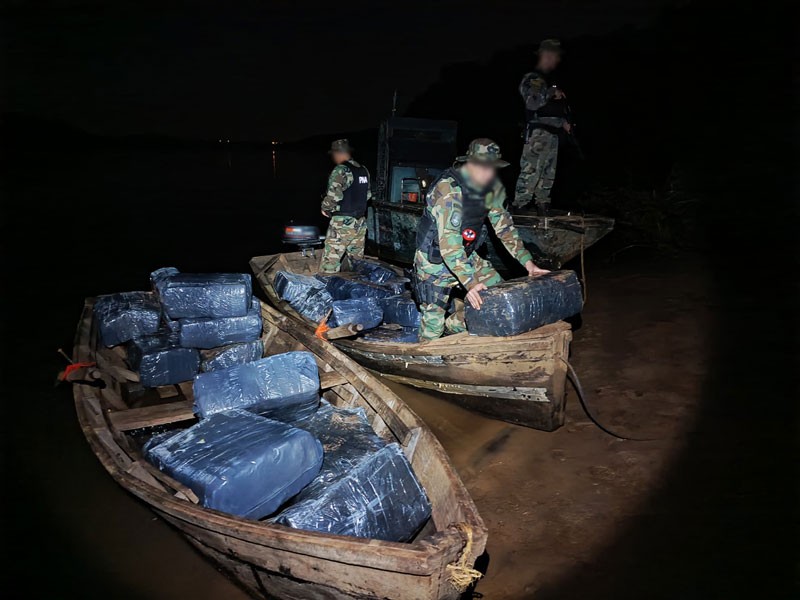 Golpe al narco en Misiones: incautan una tonelada de marihuana lista para distribuirse en el país