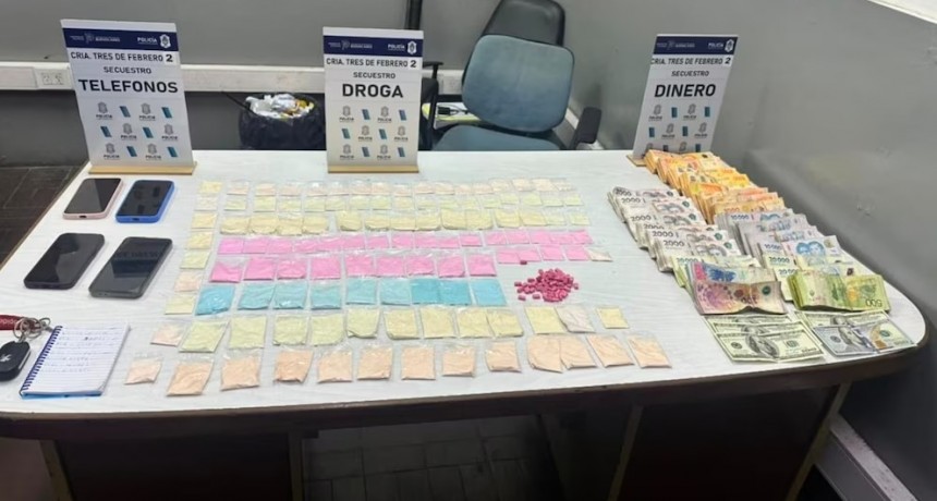 Cayeron las &ldquo;Damas de Rosa&rdquo;: operativo en Tres de Febrero con casi 400 gramos de Tusi y millones en efectivo