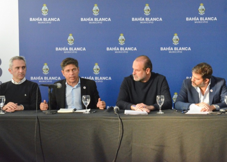 Kicillof lanza megaplan de inversión para Bahía Blanca: $273.000 millones para la reactivación y reconstrucción