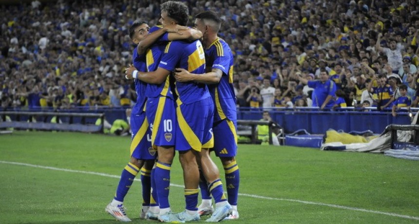 Boca venció a Rosario Central y se subió a la cima del Grupo A