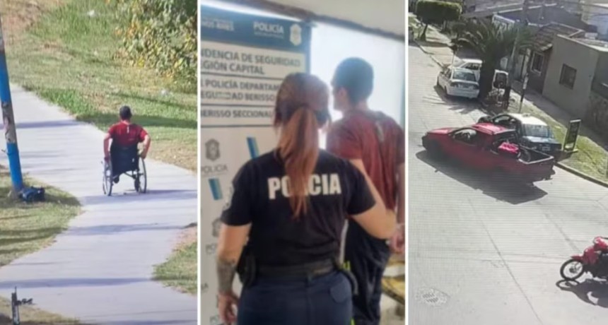 Ins&oacute;lito escape frustrado: rob&oacute; una camioneta y quiso enga&ntilde;ar a la Polic&iacute;a en silla de ruedas