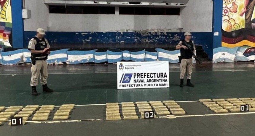 Prefectura Incauta 760 Kilos de Marihuana en Misiones