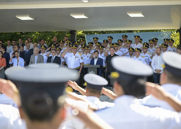 SEGURIDAD EN FOCO: Kicillof egres&oacute; m&aacute;s de 1.500 polic&iacute;as y lanz&oacute; un duro mensaje contra Naci&oacute;n