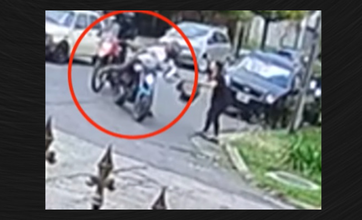 INSEGURIDAD SIN FRENO: violento robo a una mujer en Ramos Mej&iacute;a cuando llevaba a su hijo a un club