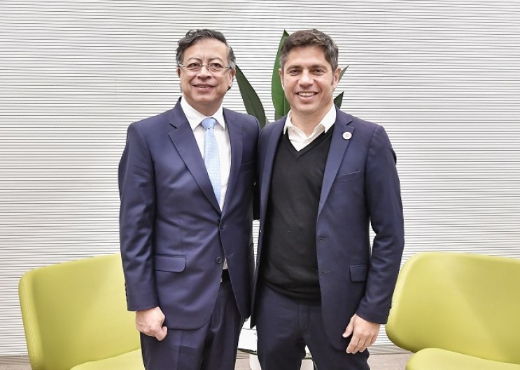 CUMBRE CLAVE EN EUROPA: Axel Kicillof se reuni&oacute; con Gustavo Petro y l&iacute;deres globales en medio de tensiones internacionales