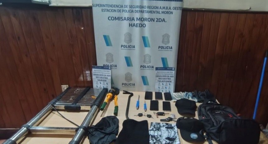 CAYERON EN PLENA FUGA: desbaratan banda de entraderas con tecnolog&iacute;a de punta en Haedo