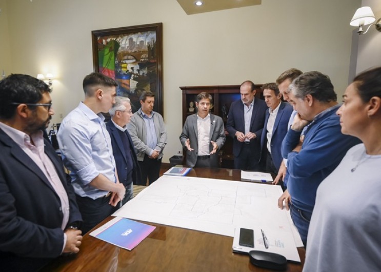 Kicillof lanzó una obra histórica en Bahía Blanca: ampliarán el Canal Maldonado para prevenir inundaciones