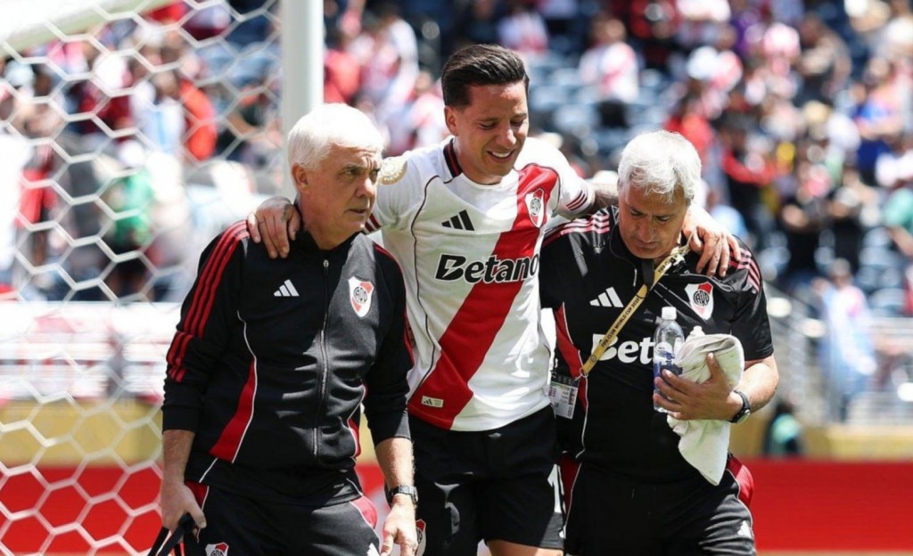 Problemas en River: Driussi se rompe y se pierde el resto del Mundial de Clubes