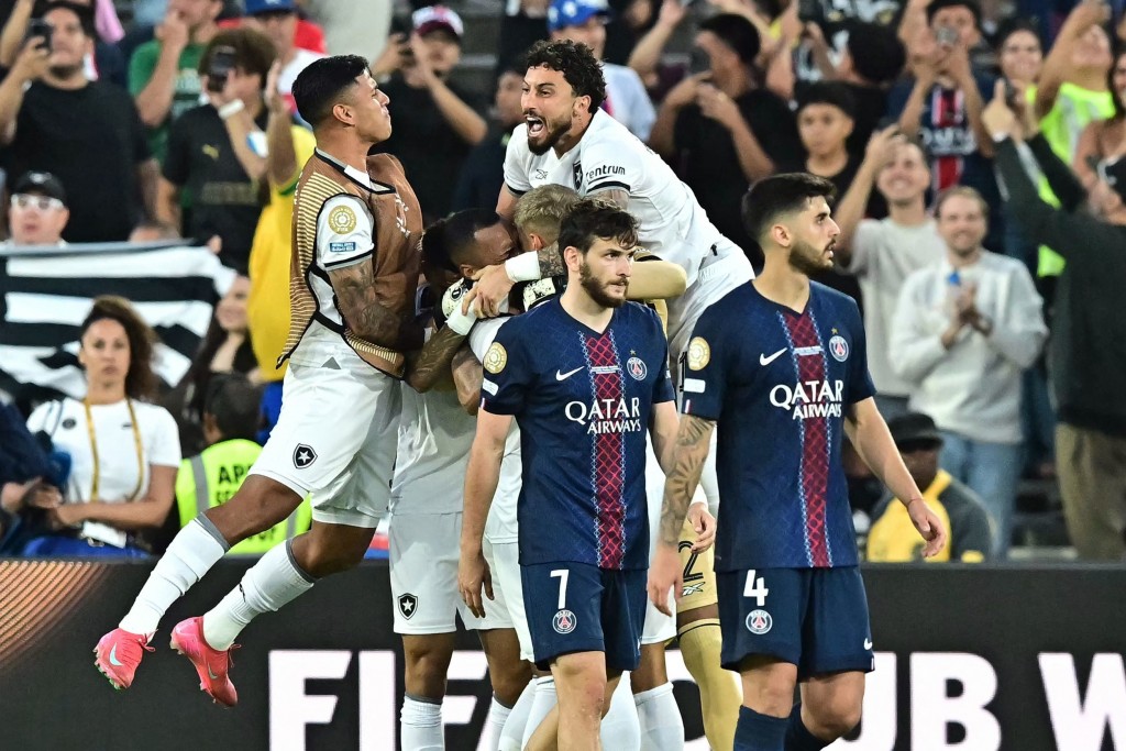 ¡Batacazo brasileño! Botafogo le ganó al PSG en Pasadena