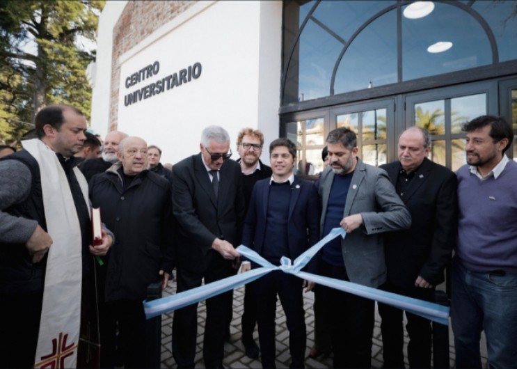 KICILLOF CONTRAATACA: inaugur&oacute; otro centro universitario y lanz&oacute; un fuerte mensaje en defensa de la educaci&oacute;n p&uacute;blica