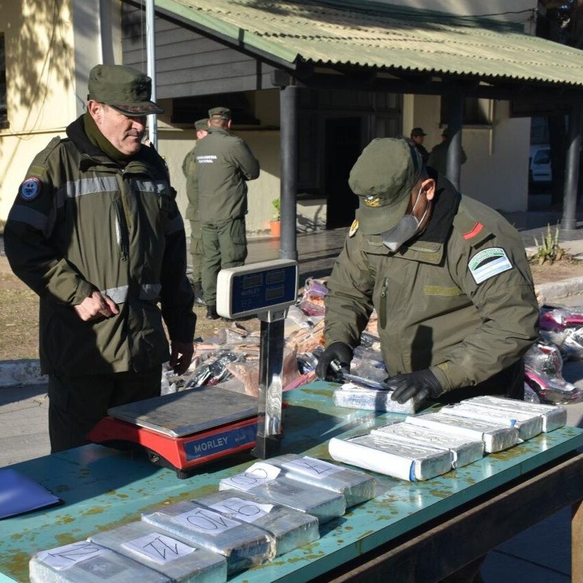 Gendarmería secuestró más de 65 kilos de cocaína en Santiago del Estero