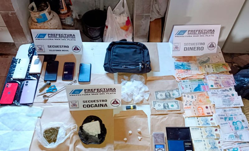 Golpe narco en Mar del Plata: cayeron con drogas, armas y explosivos valuados en más de $44 millones