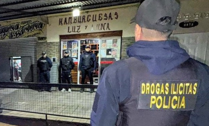 Narcos a la parrilla: cayó una banda que vendía cocaína desde una hamburguesería en González Catán
