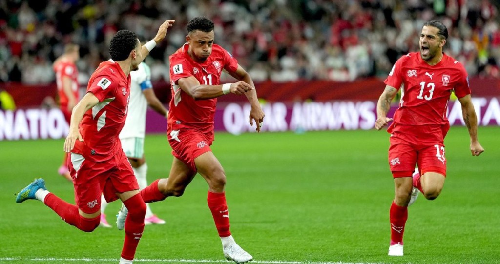 SUIZA PEG&Oacute; EN LOS MOMENTOS JUSTOS: elimin&oacute; a Argelia y avanz&oacute; en el Mundial