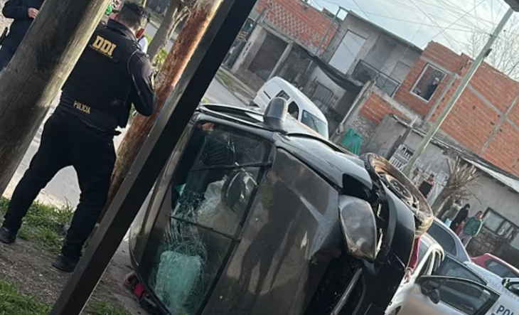 PERSECUCI&Oacute;N FATAL EN LA MATANZA: un joven muri&oacute; y otro fue detenido tras chocar y volcar