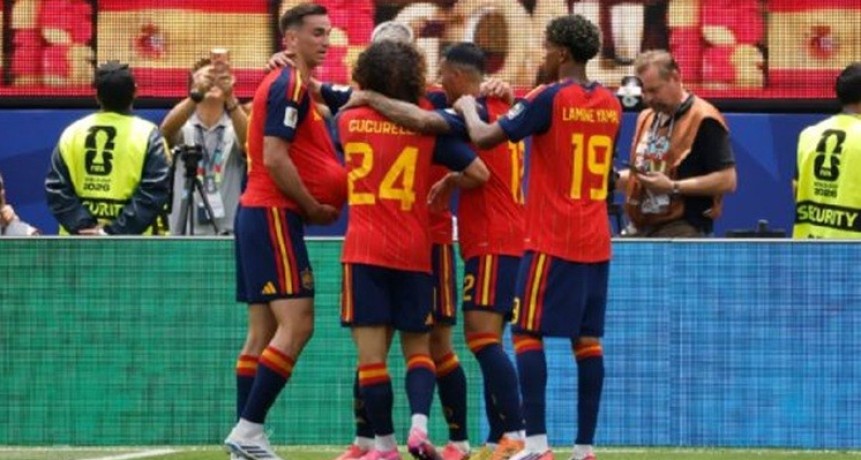 ESPA&Ntilde;A APROVECH&Oacute; LOS REGALOS DE B&Eacute;LGICA: gan&oacute; sobre el final y jugar&aacute; la semifinal contra Francia