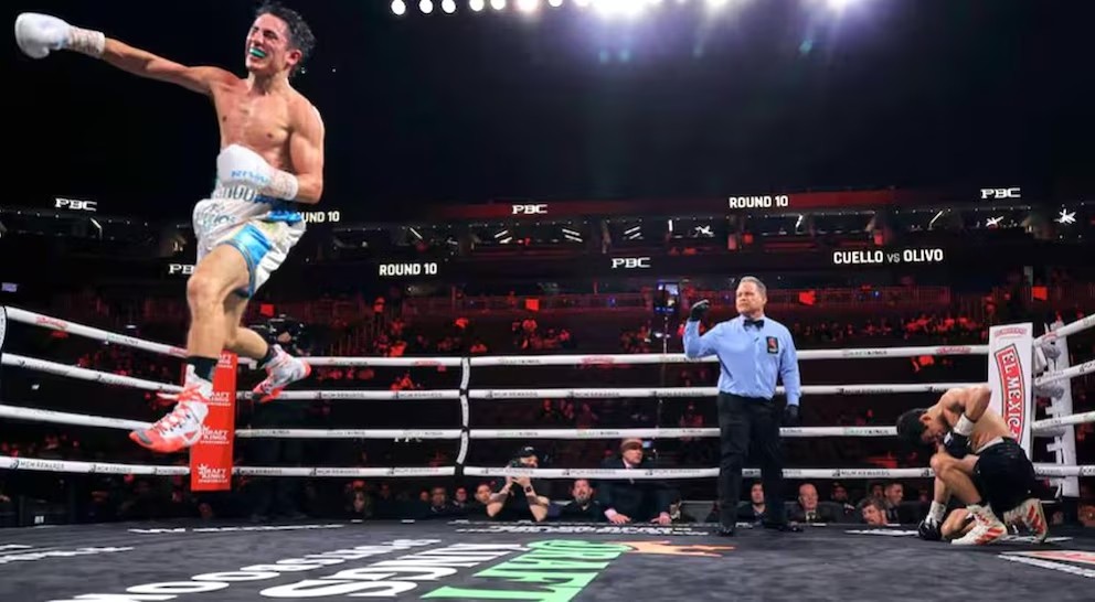 Mirco Cuello arrasó en Libia y se coronó campeón mundial con nocaut histórico bajo la mirada de Mike Tyson