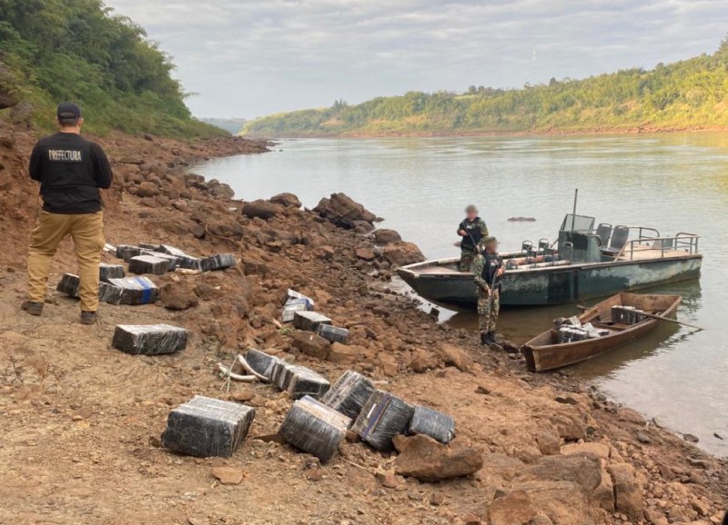 Golpe al narco en Misiones: Prefectura decomisó más de 500 kilos de marihuana valuados en $1.700 millones