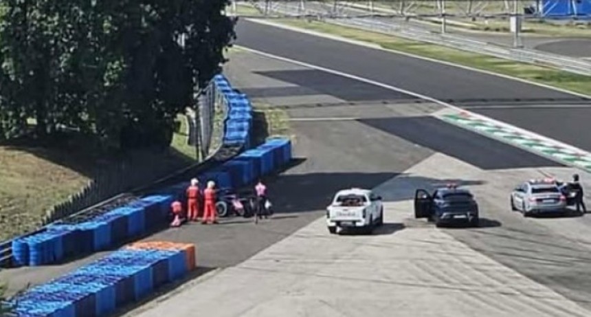 Franco Colapinto sufre fuerte accidente en test de F1 en Hungría, Alpine confirma que está bien de salud