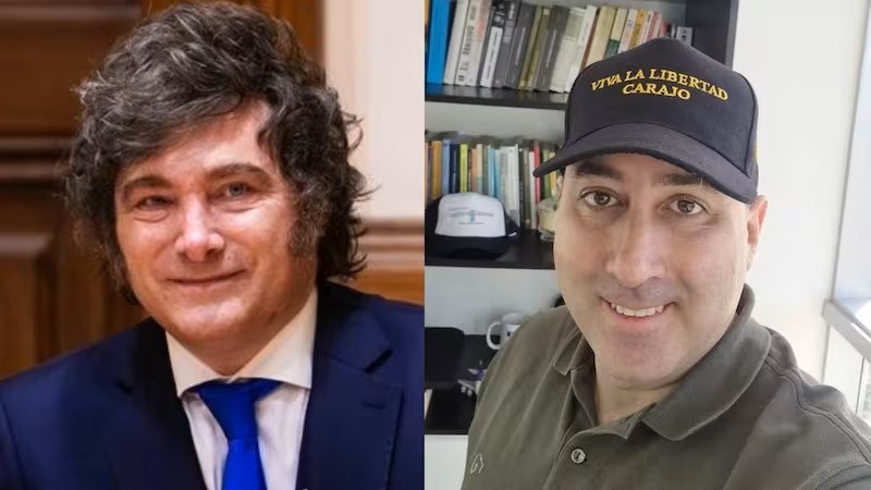 Milei intenta despegarse de Cerimedo, pero los registros oficiales lo vuelven a comprometer