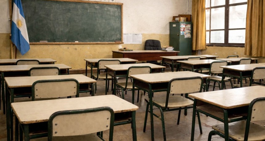 PARO MASIVO Y TENSI&Oacute;N: docentes desafiaron al Gobierno y la respuesta fue un operativo de control con amenazas de sanciones