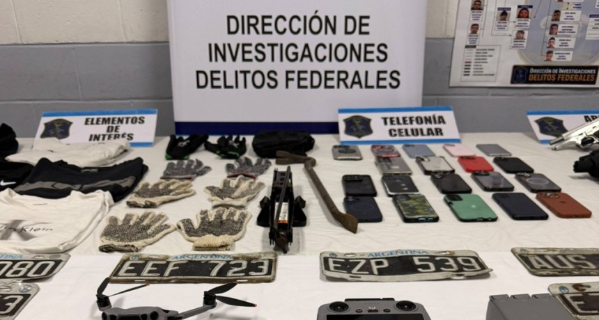 &iexcl;GOLPE AL CRIMEN! Cay&oacute; una banda acusada de hacer entraderas y robar autos