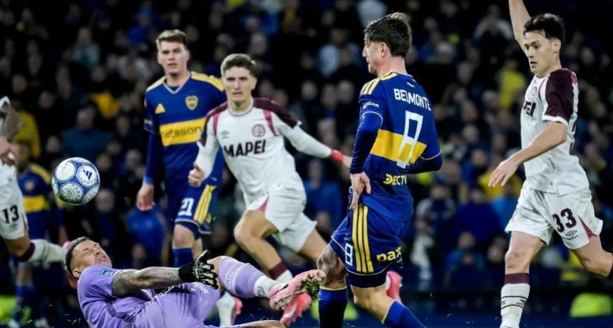 BOCA LO GAN&Oacute; EN LA &Uacute;LTIMA: Belmonte apareci&oacute; en el descuento y venci&oacute; a Lan&uacute;s en la Bombonera