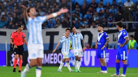 Racing eliminó a Vélez y se convirtió en el primer semifinalista de la Libertadores