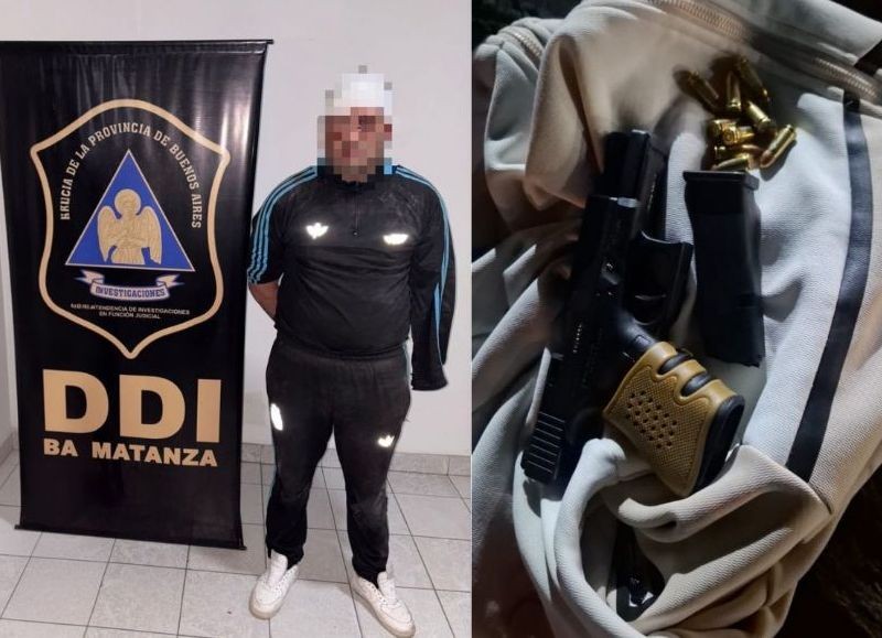 CAZARON A &ldquo;GABI GOL&rdquo;: llevaba 45 d&iacute;as pr&oacute;fugo y cay&oacute; en La Matanza con una Glock