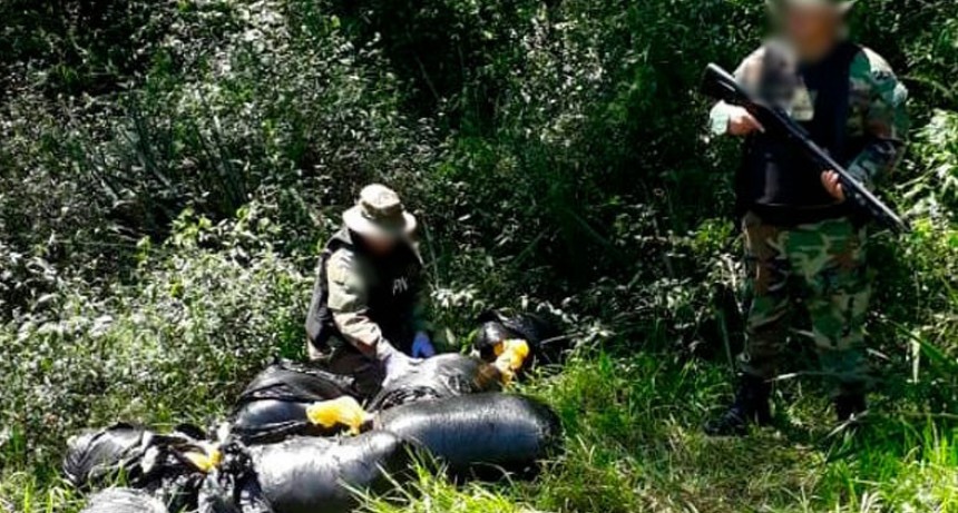 Prefectura secuestra más de 140 kilos de marihuana en Misiones