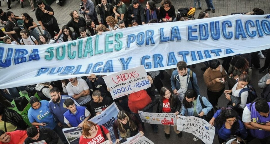 Universidades en pie de lucha: Marcha Federal contra el ajuste y veto a la ley de financiamiento