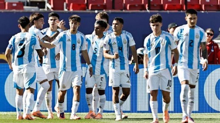 Argentina arrasó a Nigeria y se metió entre los ocho mejores del Mundial Sub 20