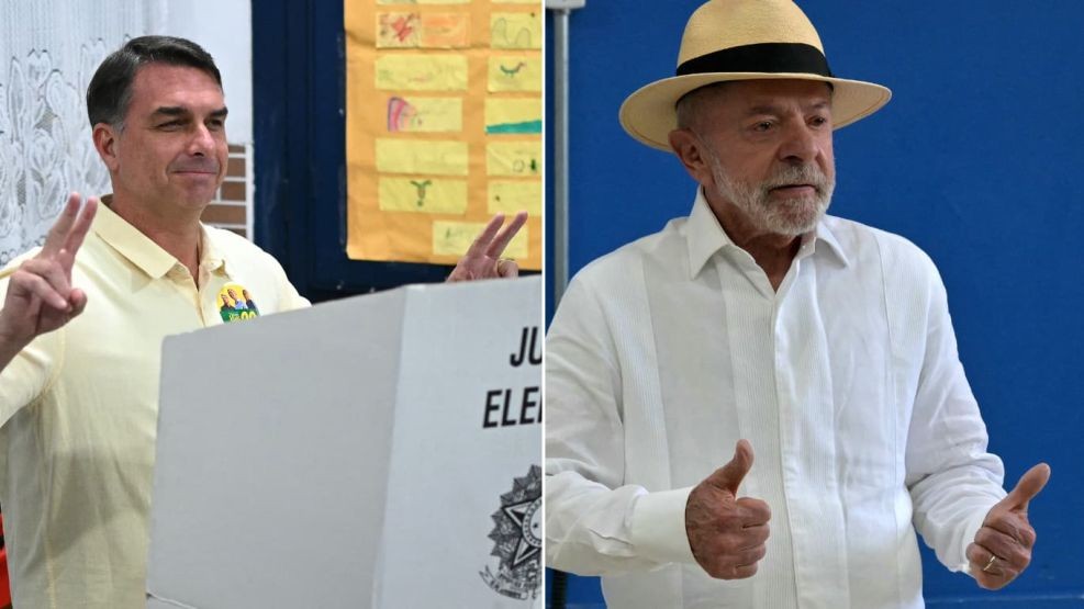 &iexcl;BATACAZO EN BRASIL! Flavio Bolsonaro derrot&oacute; a Lula y el pa&iacute;s definir&aacute; su futuro en un balotaje