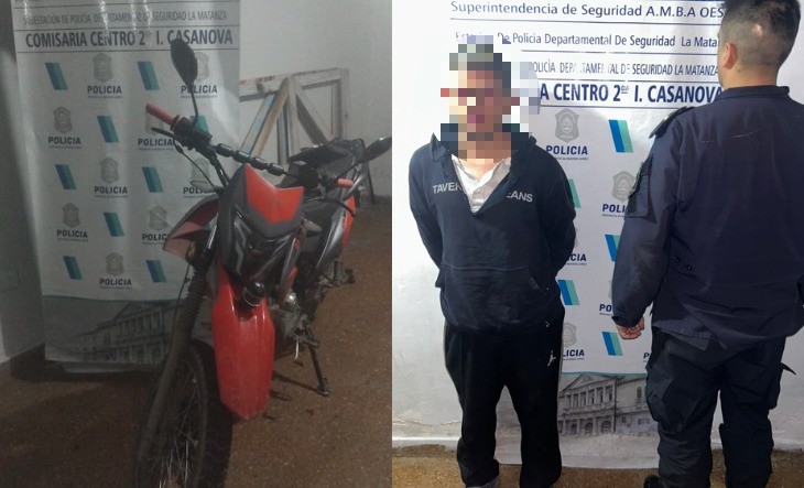 &iexcl;QUISO ESCAPAR PERO TERMIN&Oacute; DETENIDO! Intent&oacute; robar en una estaci&oacute;n de servicio de La Matanza